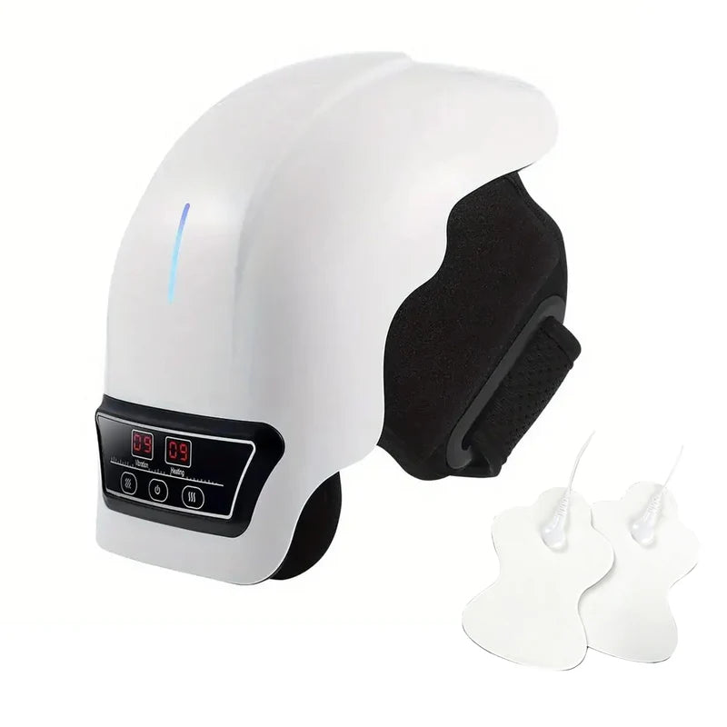 Helothera KneeRelief Pro – Rechargeable Heated Knee Massager with Red Light & Vibration