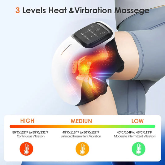 Helothera KneeRelief Pro – Rechargeable Heated Knee Massager