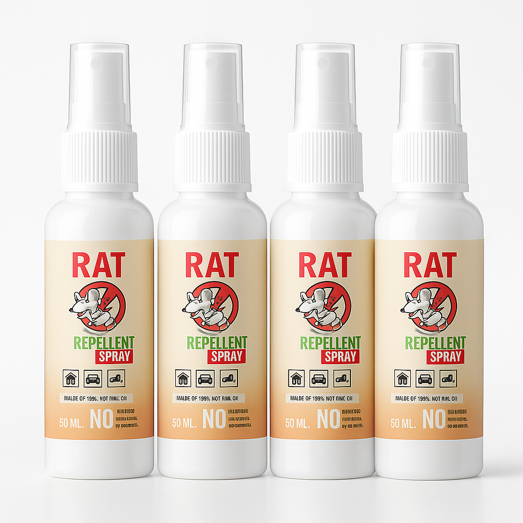 Helothera® RatShield Spray – Safe Rodent Repellent (Pack of 3)