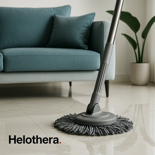 Helothera® AquaTwist Mop – 360° Auto-Wring Cleaning System Mop