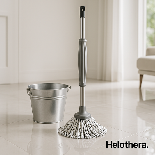 Helothera® AquaTwist Mop – 360° Auto-Wring Cleaning System Mop