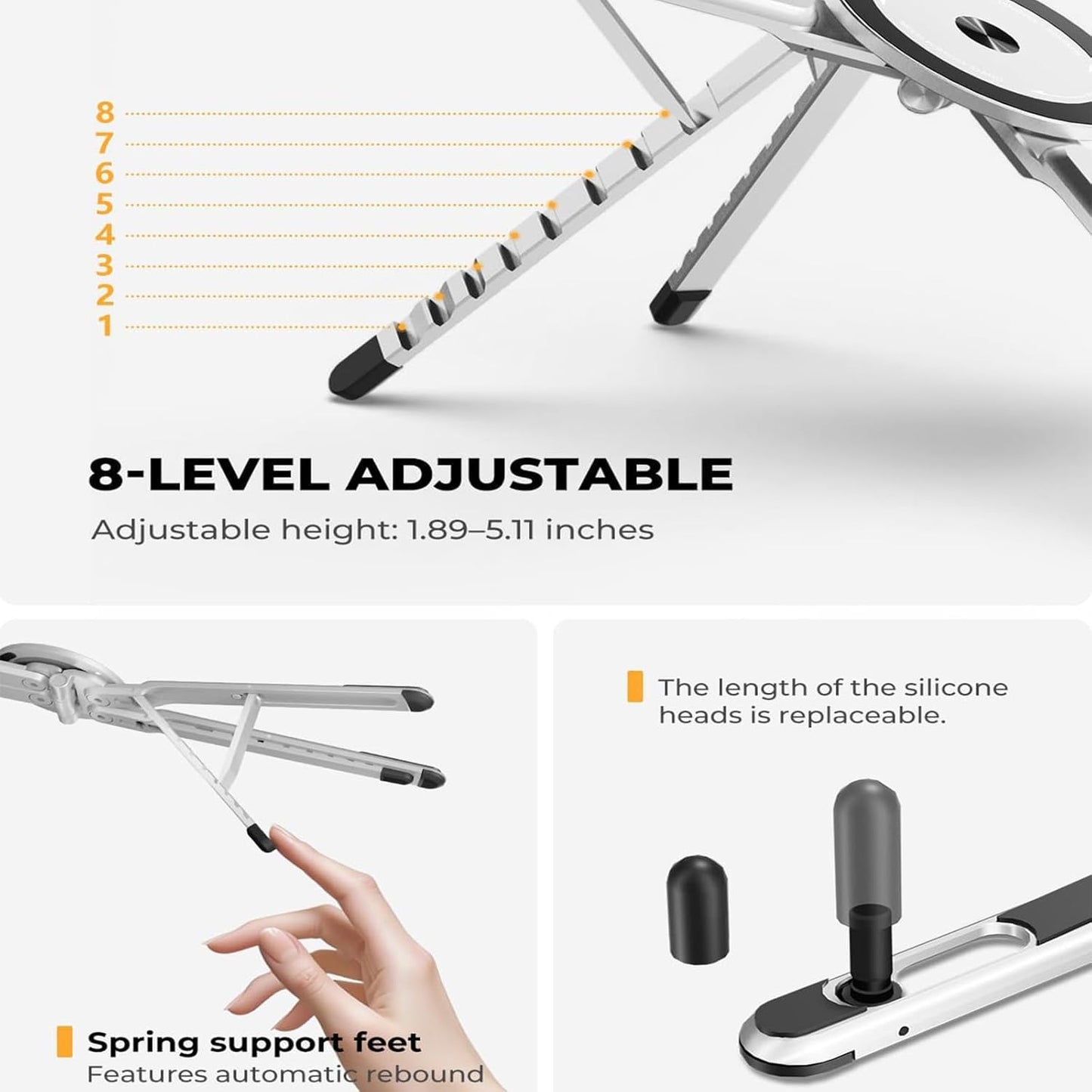 Helothera SmartHold Flexpad - Universal Magnetic Stand for Mobile, Tablet & Laptop