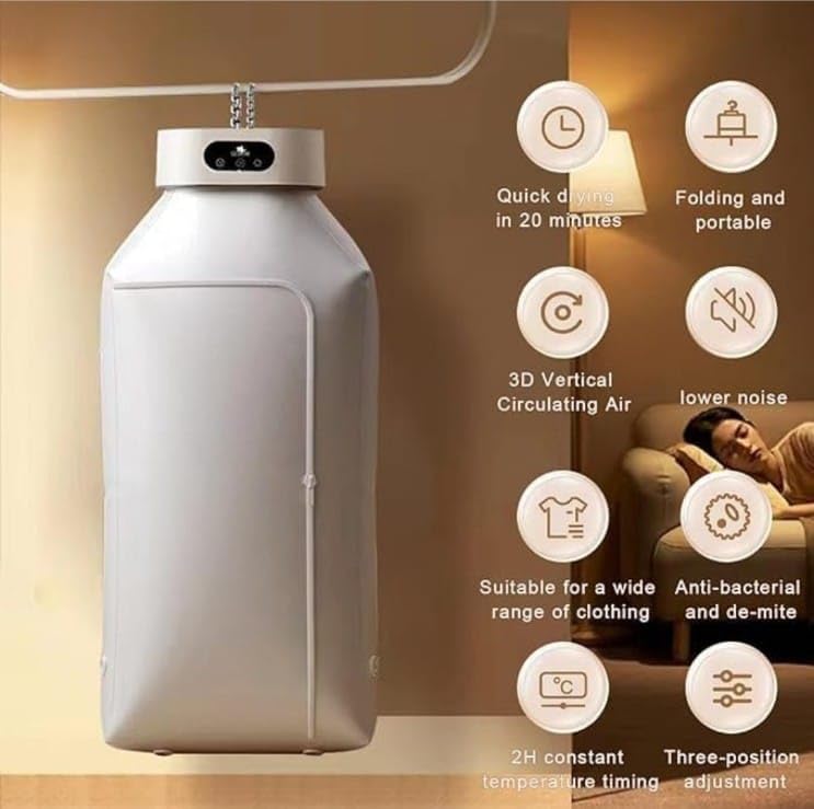 Helothera - QuickDry Mini Clothes Dryer