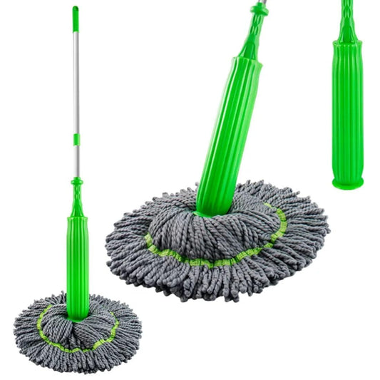 Helothera® AquaTwist Mop – 360° Auto-Wring Cleaning System Mop