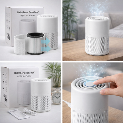Helothera Rakshak™ HEPA Air Purifier with Washable Filter