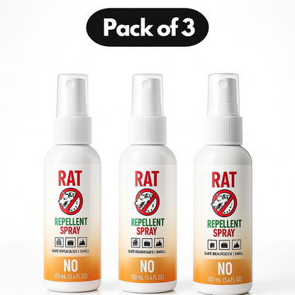 Helothera® RatShield Spray – Safe Rodent Repellent (Pack of 3)