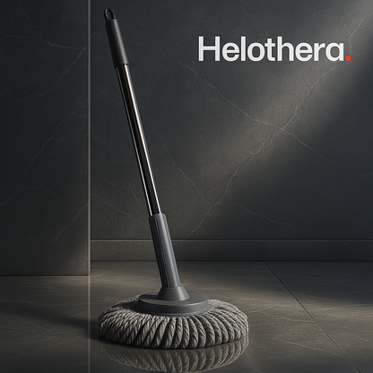 Helothera® AquaTwist Mop – 360° Auto-Wring Cleaning System Mop