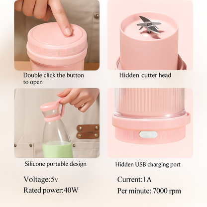 Helothera® VortexBlend Go – Premium Portable Smoothie Juicer