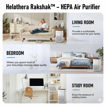 Helothera Rakshak™ HEPA Air Purifier with Washable Filter